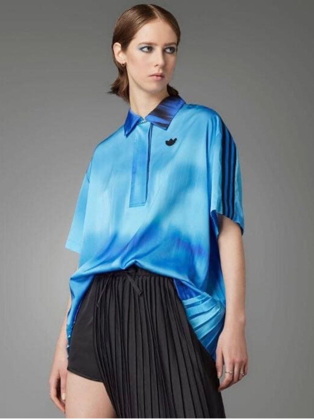 Nwot Adidas pleated top sz S